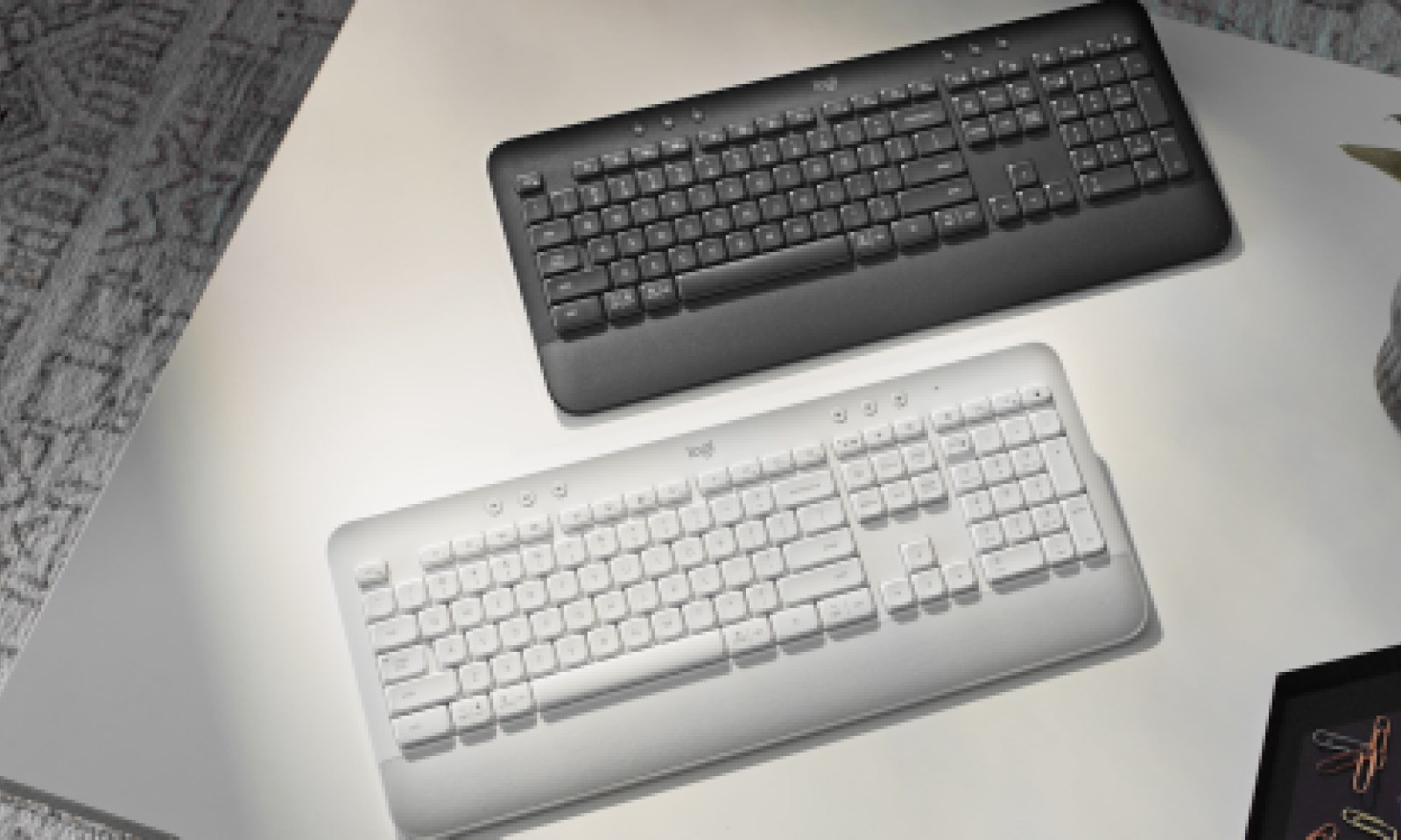 Logitech Signature K650 klawiatura Biuro Bluetooth QWERTY Amerykański międzynarodowy Grafitowy - obrazek 3
