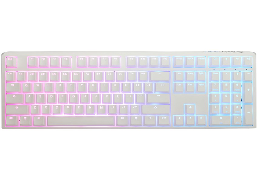 Ducky One 3 RGB klawiatura Gaming USB QWERTY US English Biały - obrazek 3