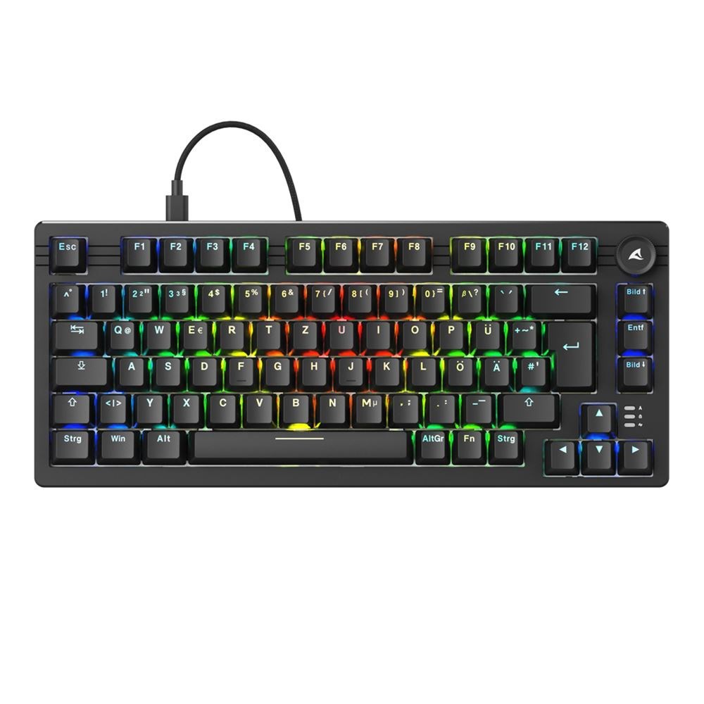 Klawiatura Sharkoon Gaming Tastatur Skiller SGK25 schwarz DE - obrazek 3