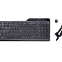 Klawiatura HP 400 Backlit Wired Keyboard przewodowa czarna 7N7C0AA
