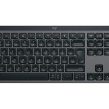 Logitech MX Keys combo for Business Gen 2 klawiatura Dołączona myszka Biuro RF Wireless + Bluetooth QWERTY Amerykański międzynarodowy Grafitowy