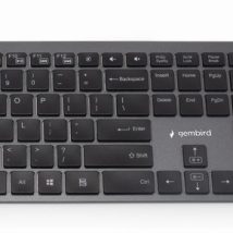 Gembird KBS-ECLIPSE-M500 klawiatura Dołączona myszka RF Wireless QWERTY US English Czarny