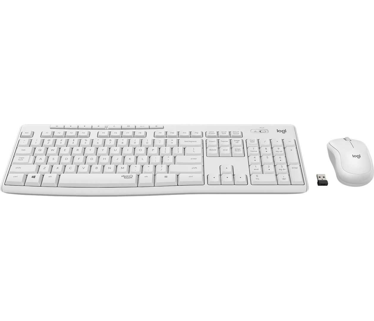 ZESTAW LOGITECH MK295 ( US ) Silent Wireless White - obrazek 3