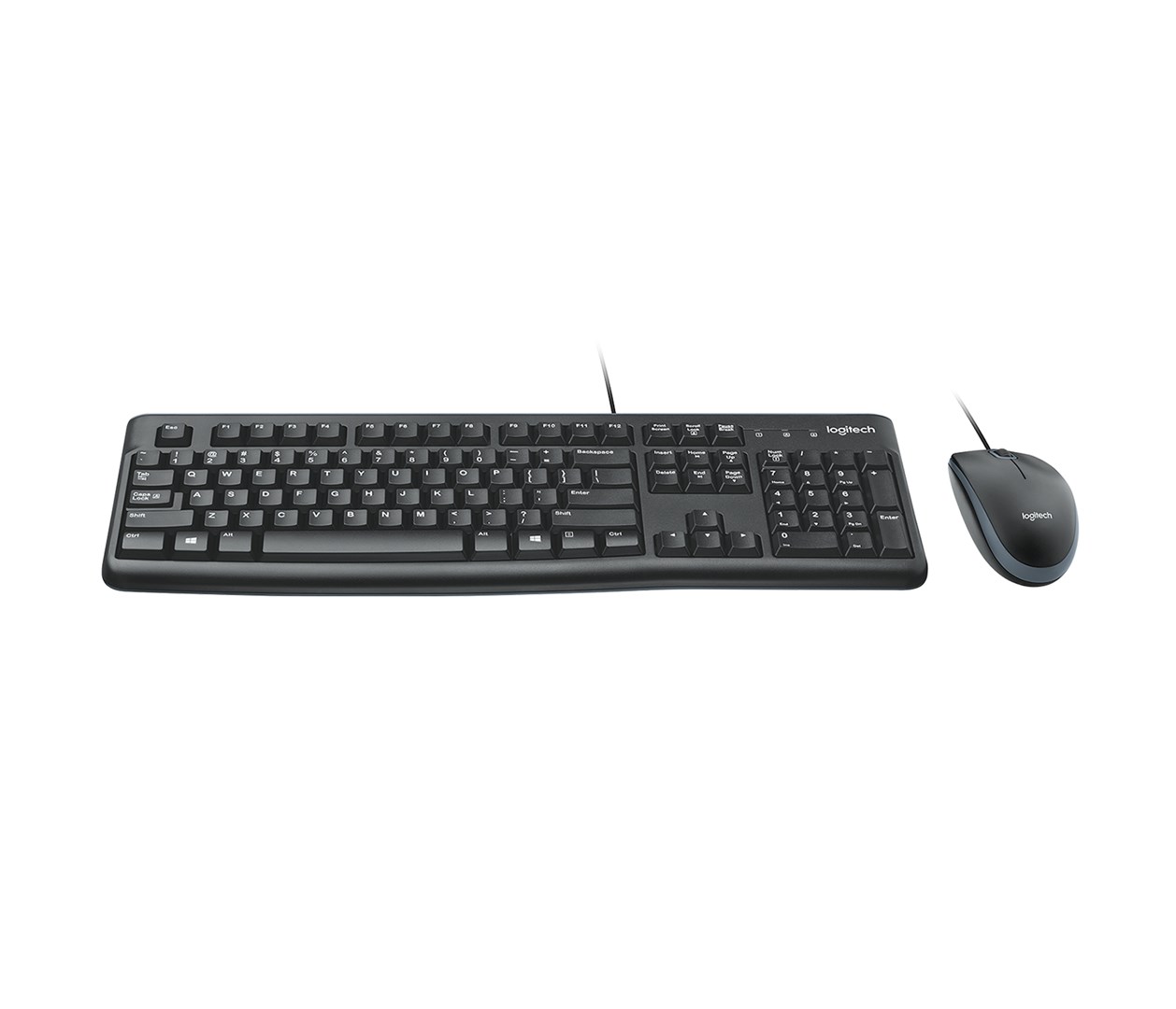 Zestaw klawiatura + mysz Logitech MK120 920-002562 (membranowa; USB 2.0; (US); kolor czarny; optyczna; 1000 DPI) - obrazek 4