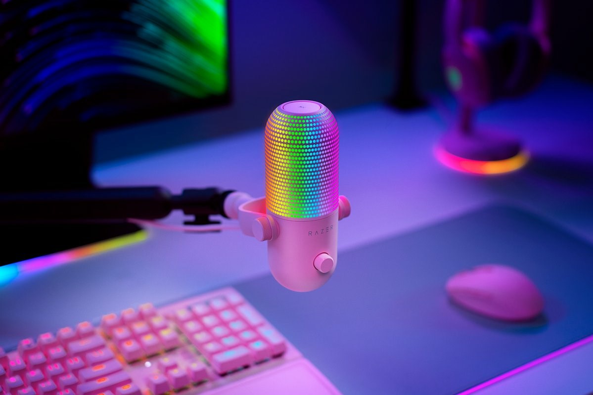 Razer Seiren V3 Chroma Różowy Mikrofon do komputera - obrazek 4