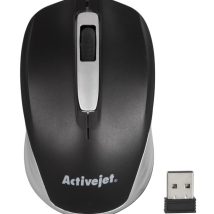 Activejet AMY-313 Mysz bezprzewodowa USB (optyczna; 1200 DPI; kolor czarno-szary)