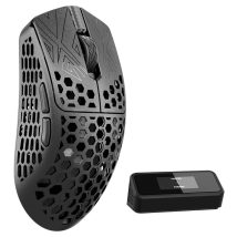 Mysz gamingowa Vancer Akitsu Carbon Fiber, bezprzewodowa – czarna