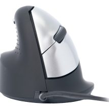 R Go Tools R-Go Pele HE ergonomisch links USB mittel juodas/silb retail