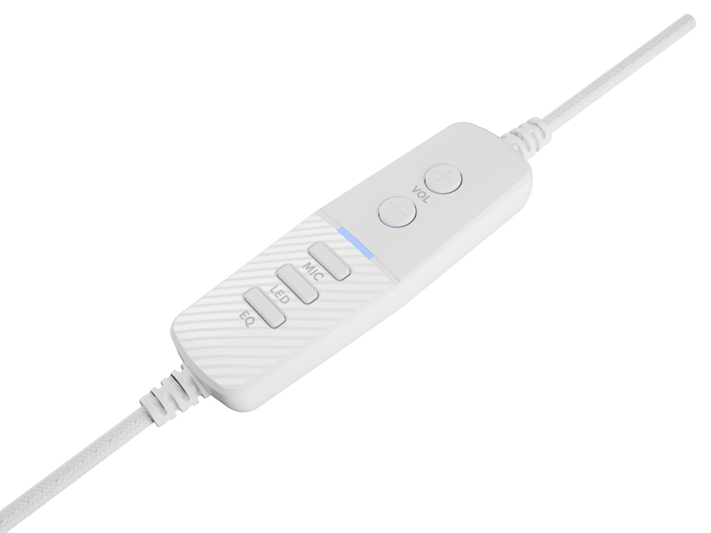 GENESIS Neon 764 Zestaw słuchawkowy Przewodowa Opaska na głowę Gaming USB Typu-A Biały - obrazek 4