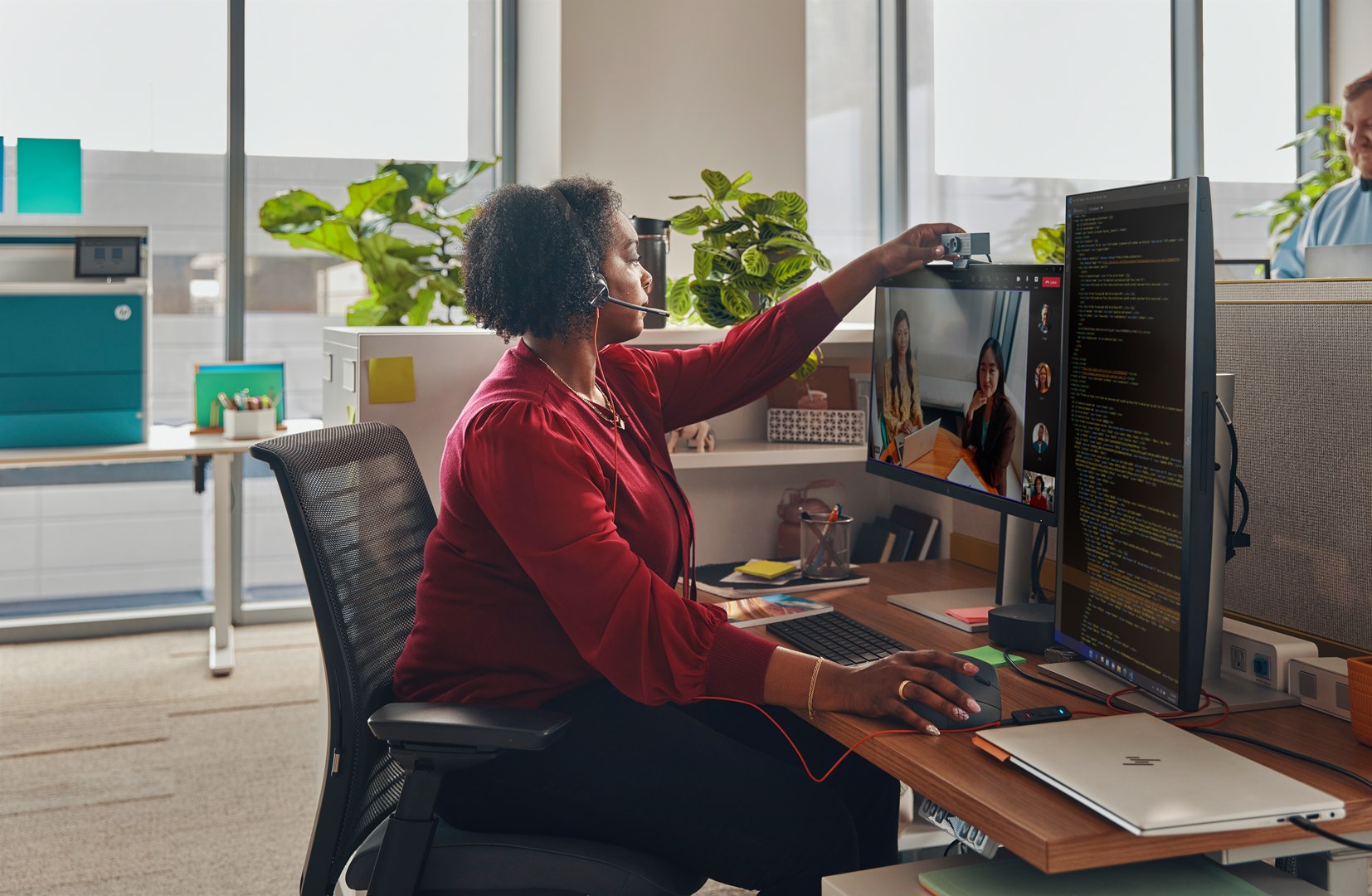 Słuchawki przewodowe POLY Blackwire 3325 Stereo Microsoft Teams Certified USB-C Headset 3.5mm Plug USB-C/A Adapter Przewodowa Opaska na głowę Biuro/centrum telefoniczne USB Type-C