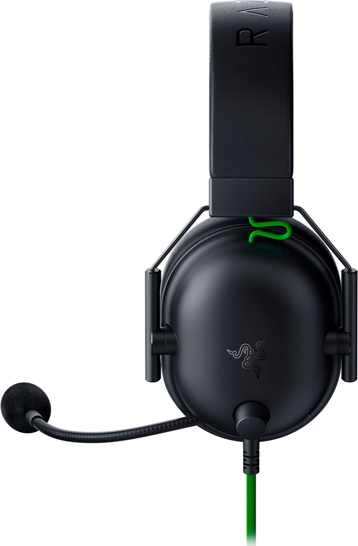 Razer Blackshark V2 X Zestaw słuchawkowy Przewodowa Opaska na głowę Gaming Czarny, Zielony - obrazek 3