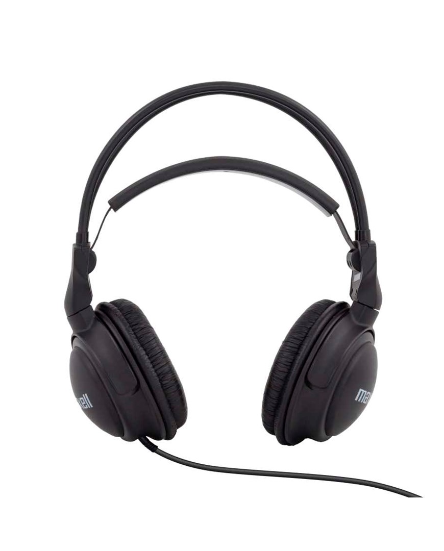 MAXELL HOME STUDIO Słuchawki Headphones czarne, idealne do domowego studia - obrazek 3