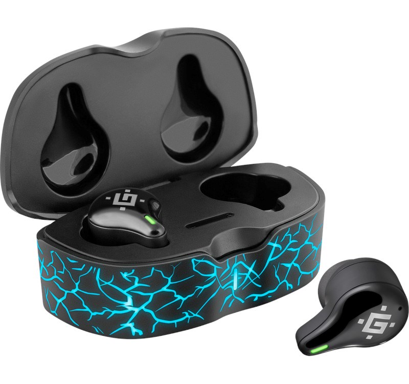 DEFENDER SŁUCHAWKI BLUETOOTH CYBERDOTS 250 GAMING CZARNE 63250 - obrazek 3