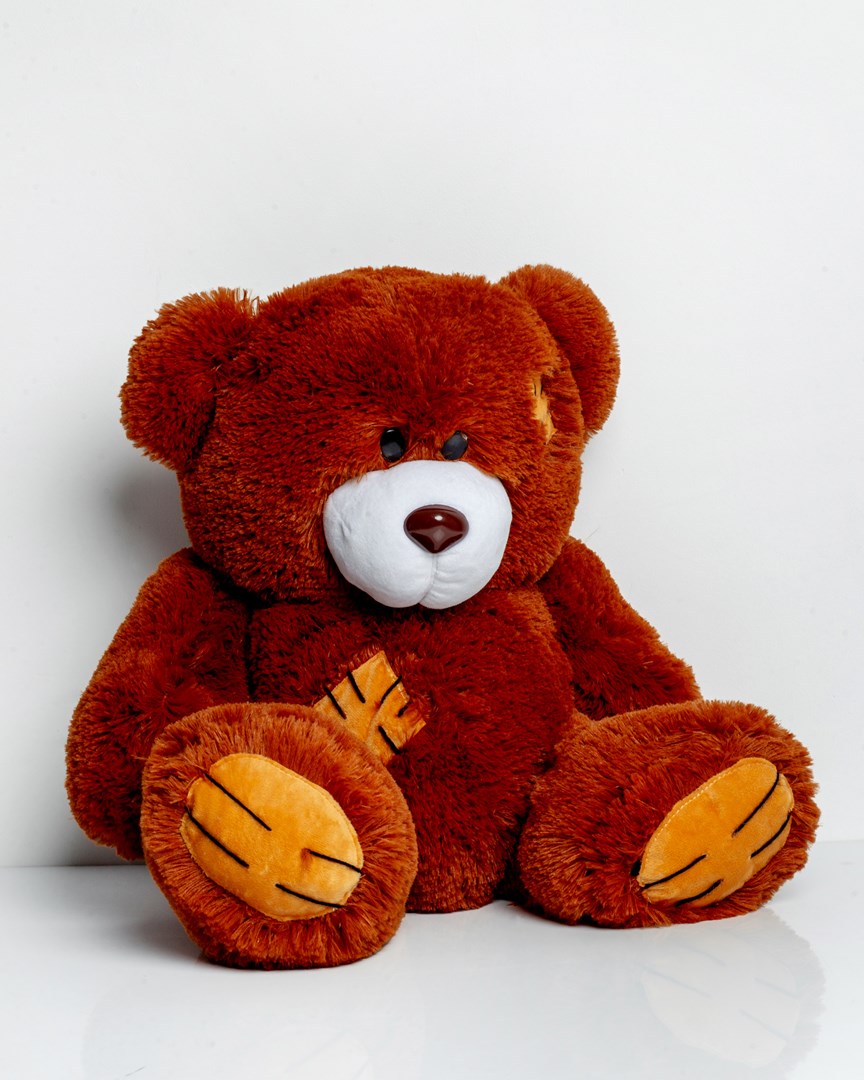 Miś TEDDY 60cm brązowy - obrazek 3