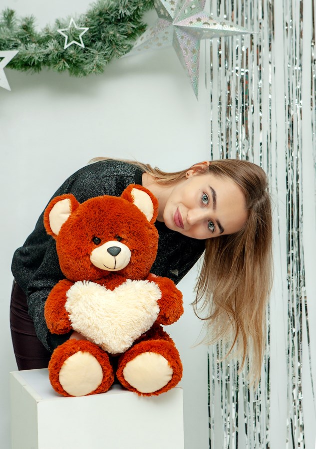 Miś FRANK 50cm brązowy - obrazek 4