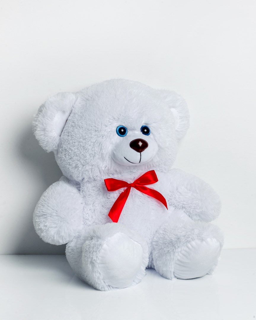 Miś TOMMY 65cm biały - obrazek 3