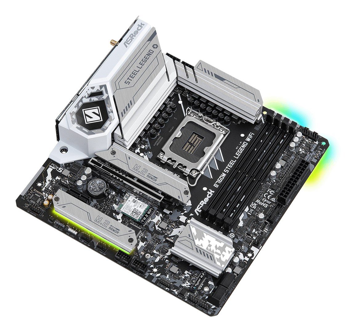 Płyta główna Asrock B760M STEEL LEGEND WIFI - obrazek 4