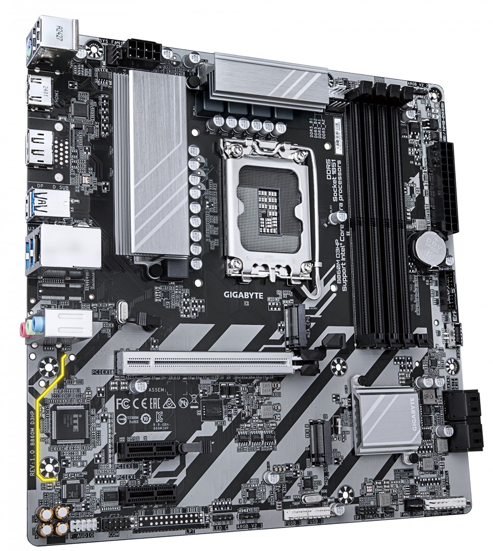 GIGABYTE B860M D3HP płyta główna Intel B860 LGA 1851 (Socket V1) micro ATX - obrazek 3