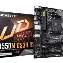 Płyta główna Gigabyte B550M DS3H R2, AMD B550, AM4, 4xDDR4, mATX