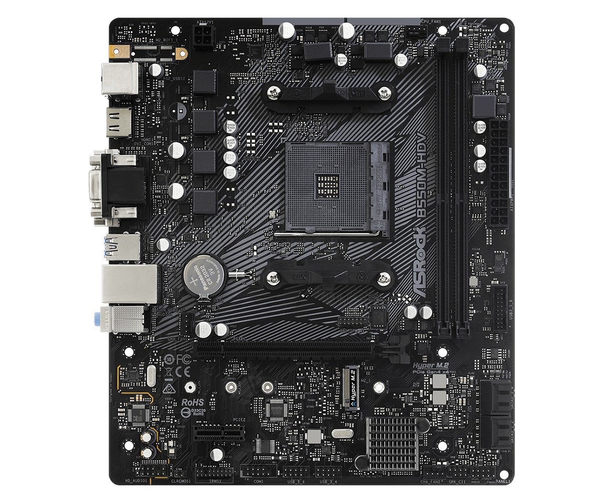 Płyta główna Asrock B550M-HDV - obrazek 3