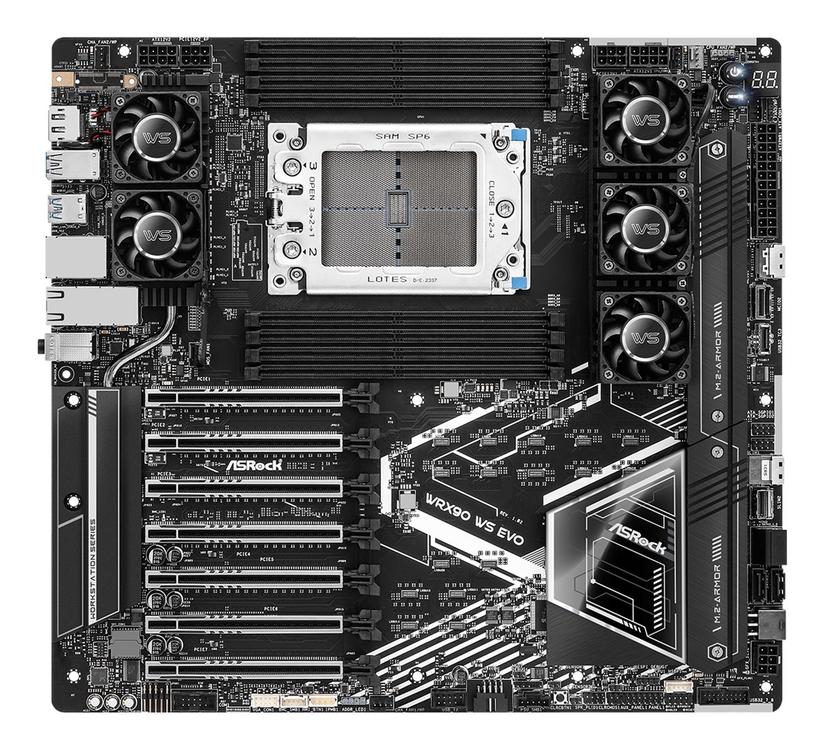 Płyta główna Asrock WRX90 WS EVO - obrazek 3