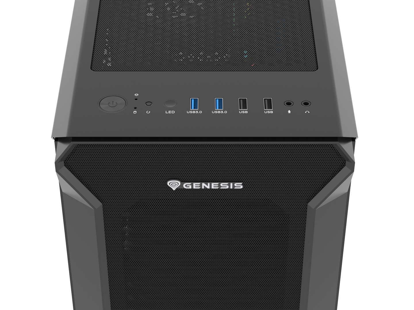 GENESIS OBUDOWA IRID 505F MIDI TOWER Z OKNEM USB 3.0 NPC-1997 - obrazek 2