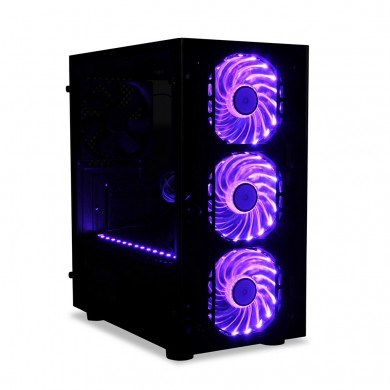 Obudowa IBOX MINI TOWER PASSION V4 GAMING OPV4 (Micro ATX; kolor czarny) - obrazek 2