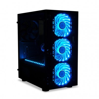 Obudowa IBOX MINI TOWER PASSION V4 GAMING OPV4 (Micro ATX; kolor czarny) - obrazek 3