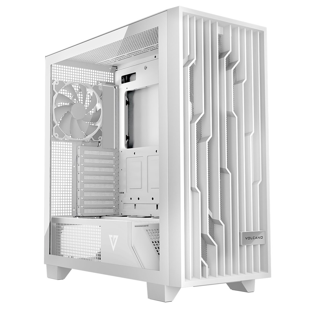 MODECOM OBUDOWA VOLCNO PERUN APEX ARGB MIDI WHITE - obrazek 2