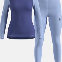 Bielizna termoaktywna – zestaw Odlo Set ACTIVE WARM Special Set roz. S Granatowa