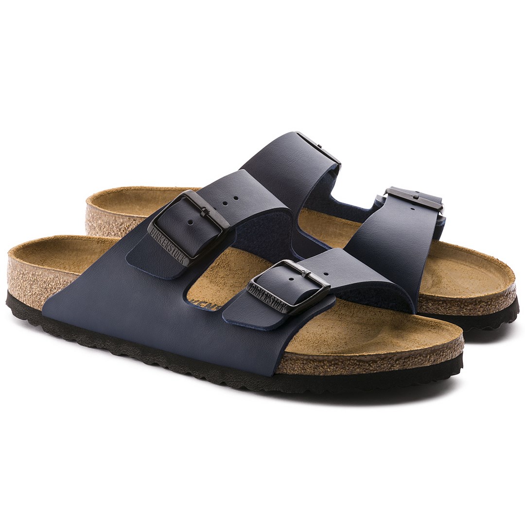 Klapki Birkenstock Arizona Birko-Flor - blue rozmiar: 46 - obrazek 3