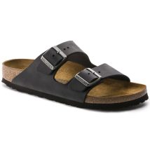 Klapki damskie Birkenstock Arizona Leather Oiled – black rozmiar: 38