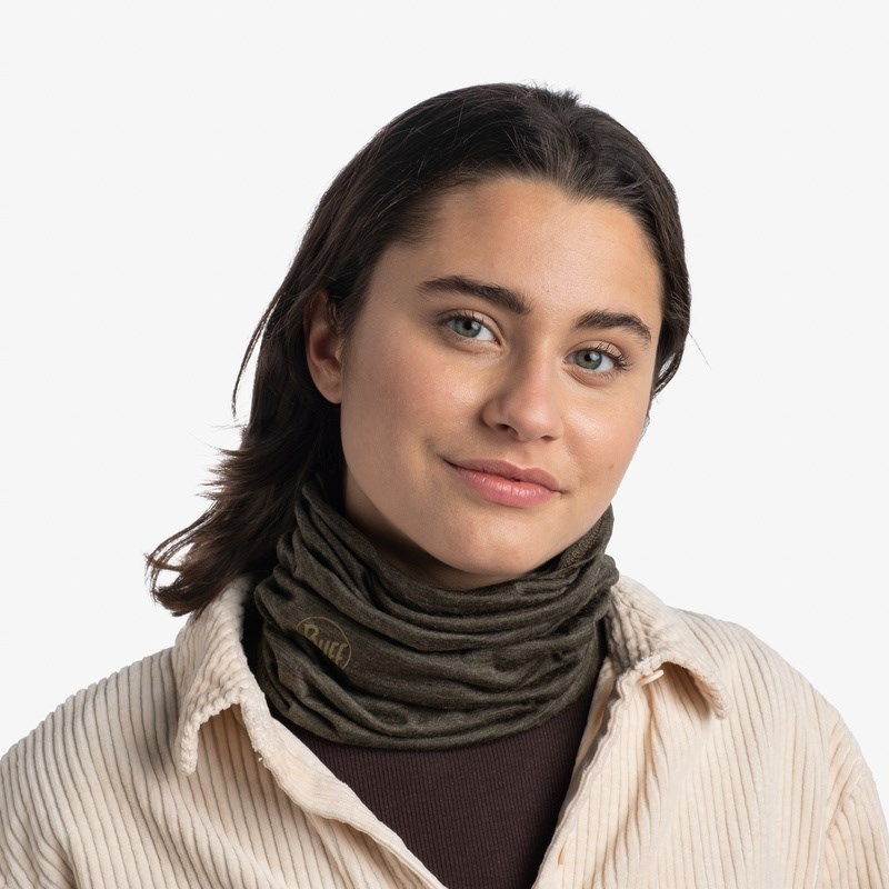 BUFF Chusta wielofunkcyjna MERINO LIGHTWEIGHT dla dorosłych SOLID BARK - obrazek 3