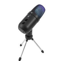 Mikrofon gamingowy bezprzewodowy Havit GK51 (czarny z RGB)