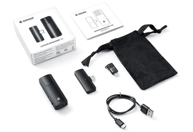 DONNER LM-100 - Mikrofon typu Lavalier - obrazek 2