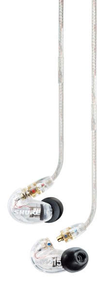 Shure SE215-CL-EFS - Słuchawki douszne, odłączany kabel, przezroczyste - obrazek 2