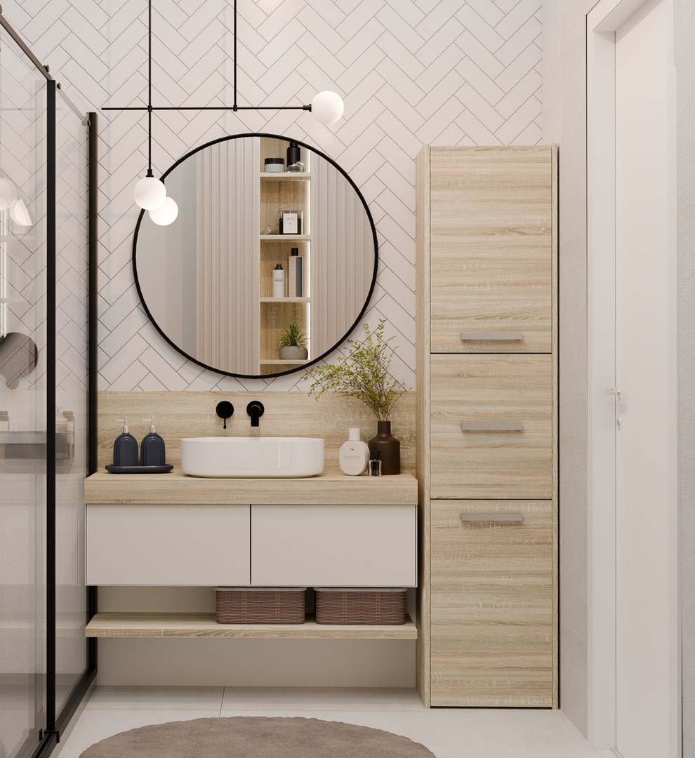 SZAFKA ŁAZIENKOWA 43 SONOMA - obrazek 3