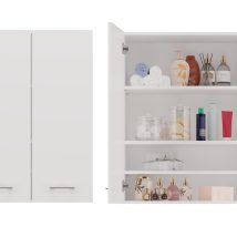 Szafka nad pralkę POLA MINI DD 64x30xH90 biel