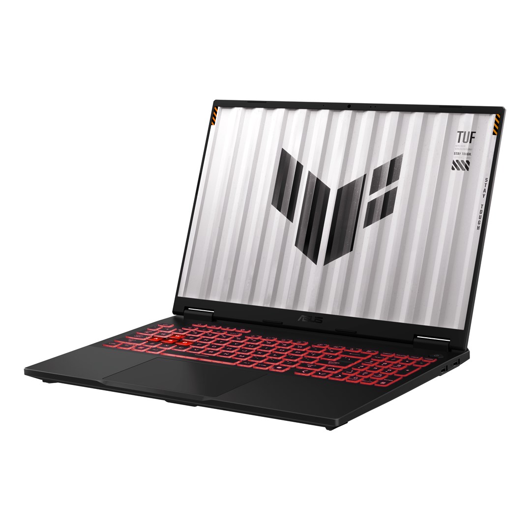 ASUS TUF Gaming A16 FA608UP-R7165 Ryzen 7 260 16.0" FHD+ IPS-level 165Hz 300nits AG 16GB DDR5 5600 SSD512 GeForce RTX 5070 8GB WLAN+BT LAN Cam1080p 90WHrs NoOS Jaeger Gray - obrazek 2
