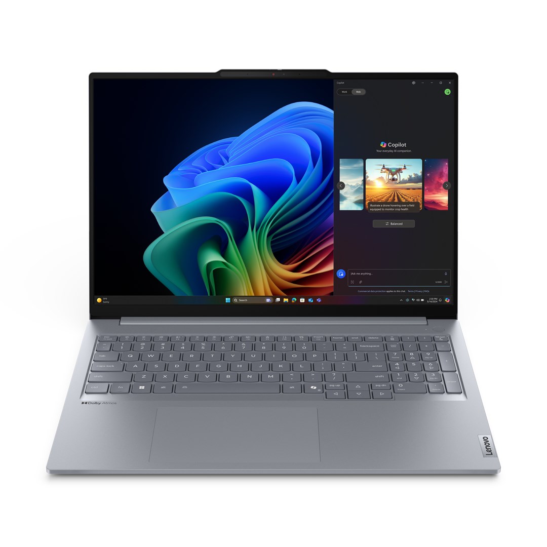 Lenovo ThinkBook 16 G7 QOY Snapdragon X Plus X1P-42-100 16" WUXGA IPS 300nits AG 60Hz 32GB DDR5 SSD512 Qualcomm Adreno 84Wh W11Pro Luna Grey 3Y Onsite