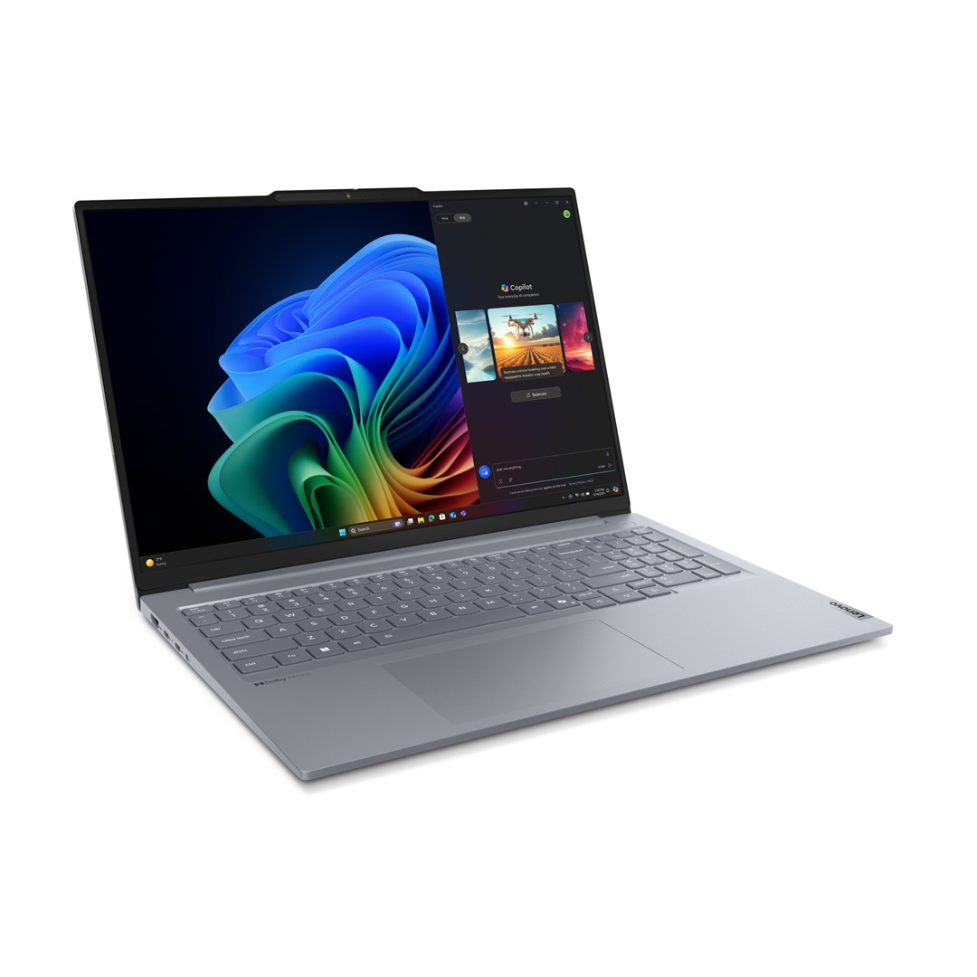 Lenovo ThinkBook 16 G7 QOY Snapdragon X Plus X1P-42-100 16" WUXGA IPS 300nits AG 60Hz 32GB DDR5 SSD512 Qualcomm Adreno 84Wh W11Pro Luna Grey 3Y Onsite - obrazek 3