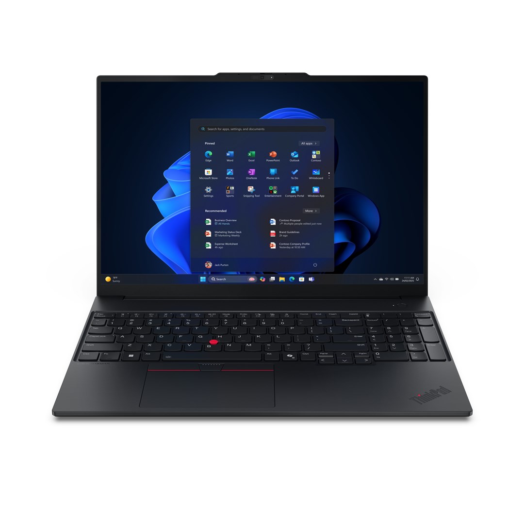 Laptop Lenovo ThinkPad E16 G3 AMD 16" IPS WUXGA 1920x1200 Ryzen 5 230 16GB DDR5 SSD 512GB Radeon 760M