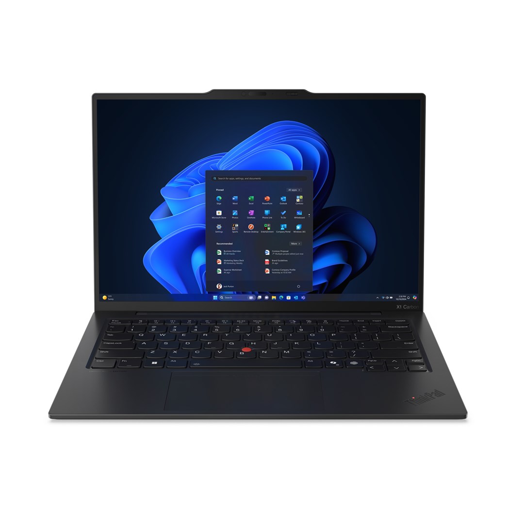 Laptop Lenovo ThinkPad X1 Carbon G13 14" Systemy ochrony przed włamaniem WUXGA 1920 x 1200 pikseli Powłoka przeciwodblaskowa Procesor Intel Core Ultra 7 255U 32 GB Lutowany LPDDR5x Pojemność dysku SSD 1000 GB Karta graficzna I