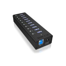 ICY BOX IB-AC6110 USB 3.2 Gen 1 (3.1 Gen 1) Type-B 5000 Mbit/s Czarny