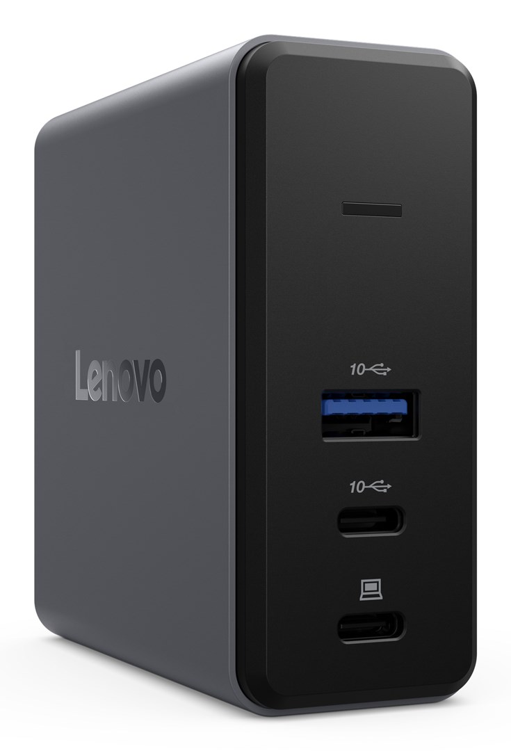 Lenovo X9 Charging GaN Dock Przewodowa USB 3.2 Gen 2 (3.1 Gen 2) Type-C Szary - obrazek 2