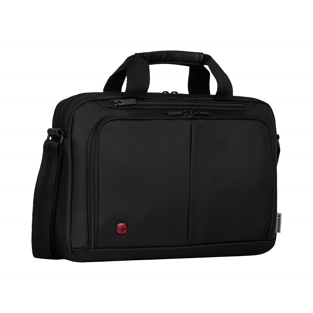 Torba na laptopa WENGER source 601064 (14"; kolor czarny) - obrazek 2