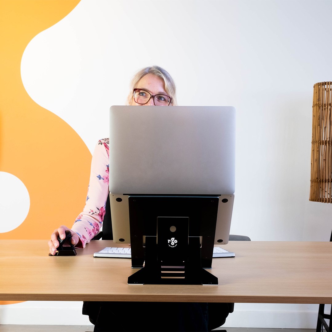 Podstawka do laptopa 10-20 Max.5KG Alu Riser czarna - obrazek 2