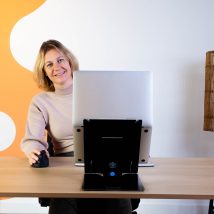 R-Go stojak na laptop-tablet 10-22 Max. 5KG czarny retail