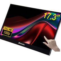 Verbatim 49593 monitor komputerowy 43,9 cm (17.3″) 1920 x 1080 px Full HD LCD Ekran dotykowy Czarny