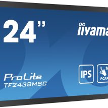 iiyama 23,8-calowy, 10-punktowy monitor dotykowy PCAP Open Frame z technologią panelu IPS, szklaną konstrukcją od krawędzi do krawędzi, powłoką zapobiegającą pozostawianiu odcisków palców i metalową obudową